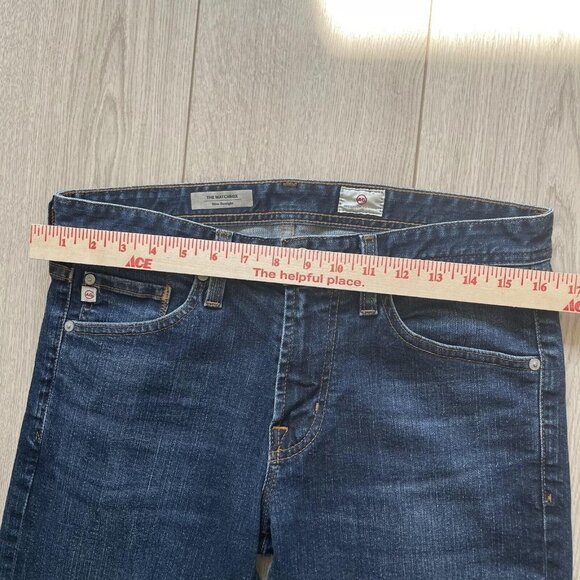 Adriano Goldschmied the Matchbox Slim Straight Jeans mens Midrise Blue 5 Pocket - Picture 2 of 6